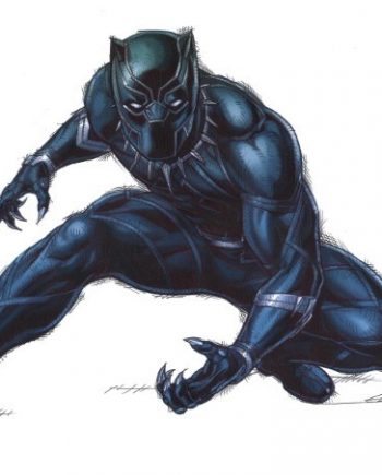 T-SHIRT BLACK PANTHER